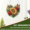 Valentine Day 2D Flat DIY Diamond Art Pendant Diamond Painting Set (Sunflower)