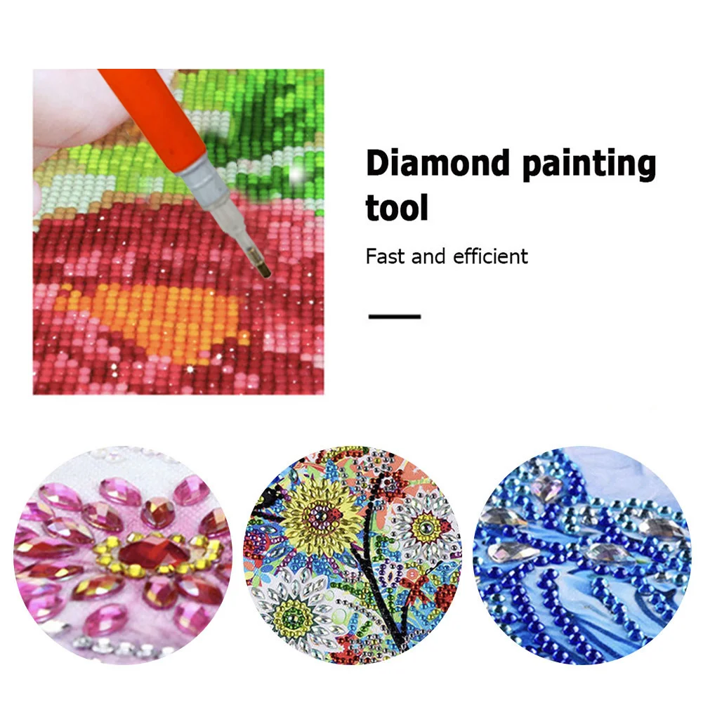Carrot Shape Diamond Painting Pen 5D Diamond Painting Tools Cute for Kids Adults