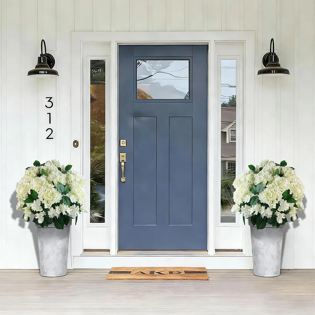🔥Hot Sale 70% OFF🔥Artificial Outdoor Hydrangea Flowers - UV resistant. Waterproof. Windproof