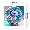 Crystal Ball Zodiac-Dragon-11CT Stamped Cross Stitch 40*40cm/15.75*15.75in