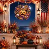 Pumpkins and Skulls DIY Acrylic 5D Crystal Diamond Gem Art Hanging Ornament