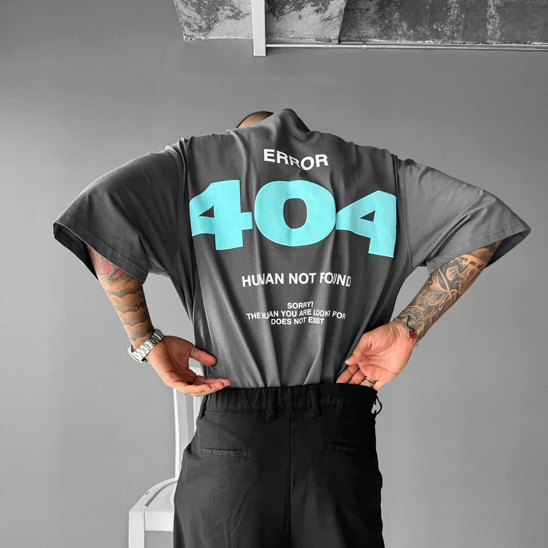Unisex Casual 404 T-shirt