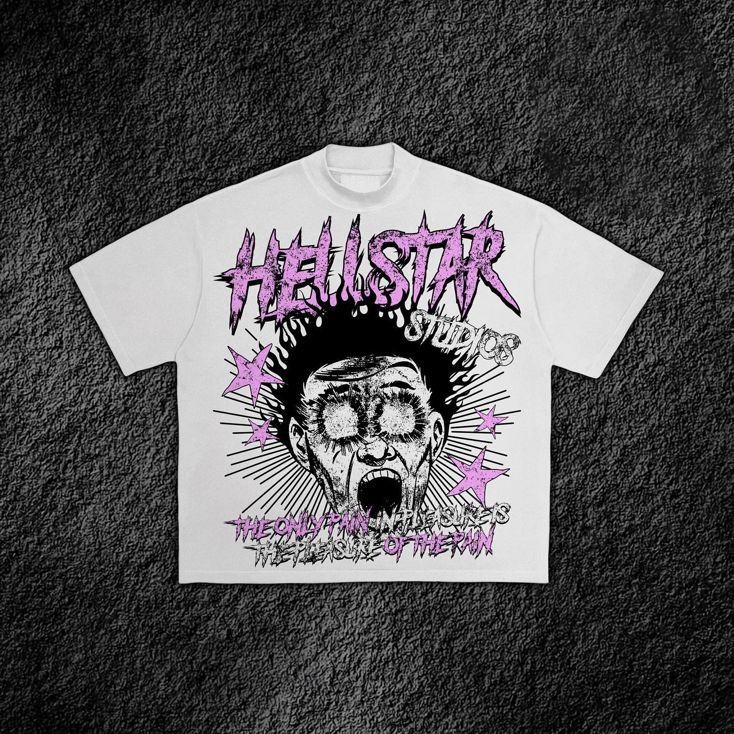 Vintage HellStar Graffiti Print 100% Cotton Short Sleeve T-Shirt / TECHWEAR CLUB / Techwear