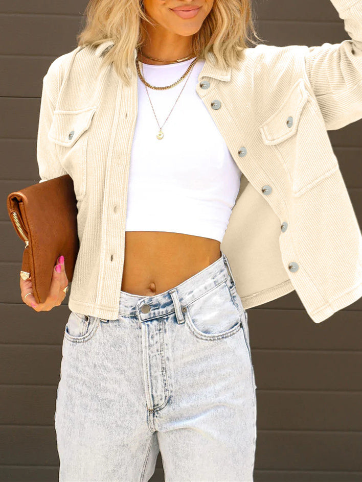 Women Half Sleeve V-neck Solid Color Dress