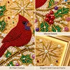 DIY Christmas Pearl Painting Lighted Wall Art ,Diamond Painting LED Picture with Inner Frame, Handmade Beaded Christmas Decor with Warm Glow Lights, Holiday Home Decoration Gift for Living Room Bedroom