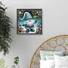 (40*40cm)Xmas Gnome - Full Round Drill Diamond Painting