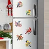 (US Local)6Pcs Acrylic Bird Diamond Painting Art Fridge Magnet for Car Mailbox Decor