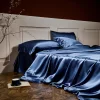 【BUY 2 FREE SHIPPING】25 Momme Luxury Pure Mulberry Silk Bedding Set of 4（1x Quilt Cover + 1x Bedsheet + 2x Pillowcases）