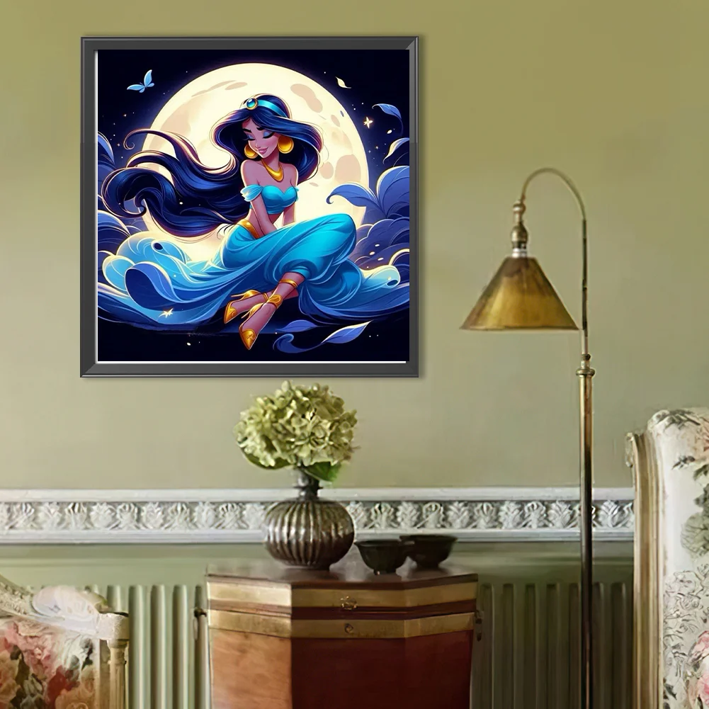 Diamond Painting - Full Round Drill - Moon Princess(Canvas|40*40cm)