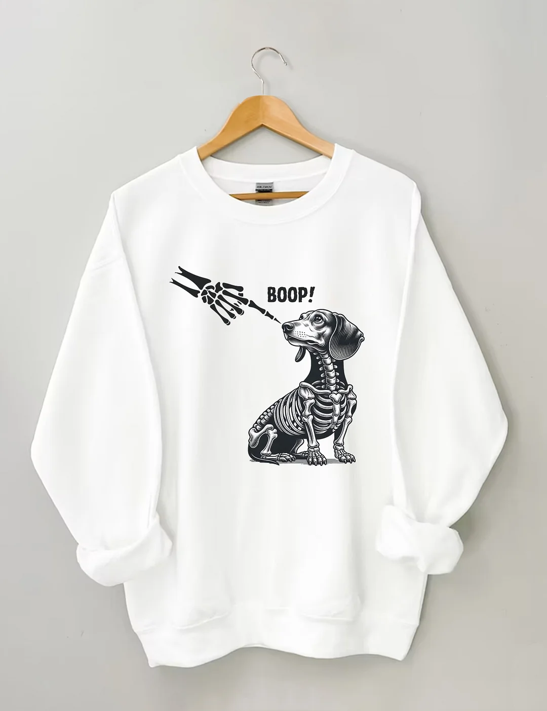 Dachshund Skeleton Halloween Sweatshirt