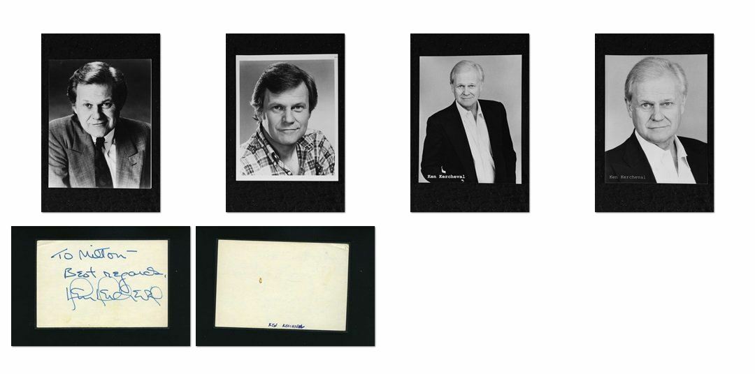 Ken Kercheval - Signed Autograph and Headshot Photo Poster painting set - Dallas