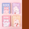 8PCS Cartoon Bunny Bear Portable Notebooks School Student Kids Cute Stationery Gift