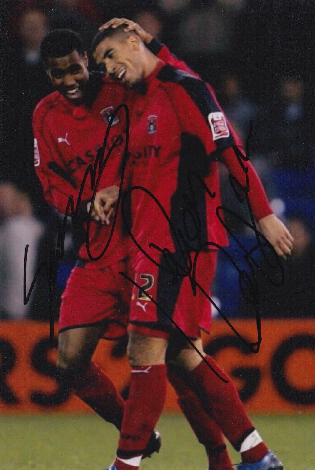 GRAY AND BEST HAND SIGNED 6X4 Photo Poster painting - FOOTBALL AUTOGRAPH - COVENTRY CITY.