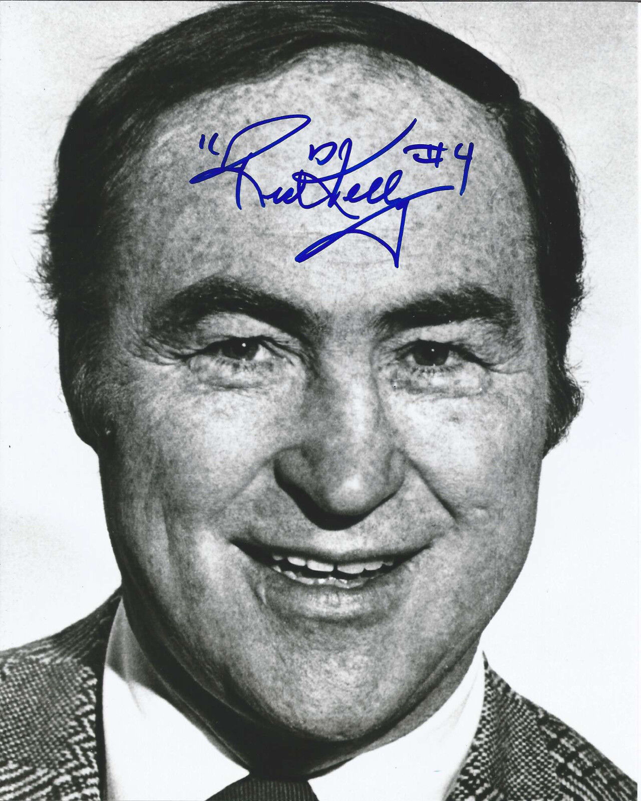 TORONTO MAPLE LEAFS RED KELLY SIGNED 8X10 Photo Poster painting W/COA DETROIT RED WINGS LEGEND C