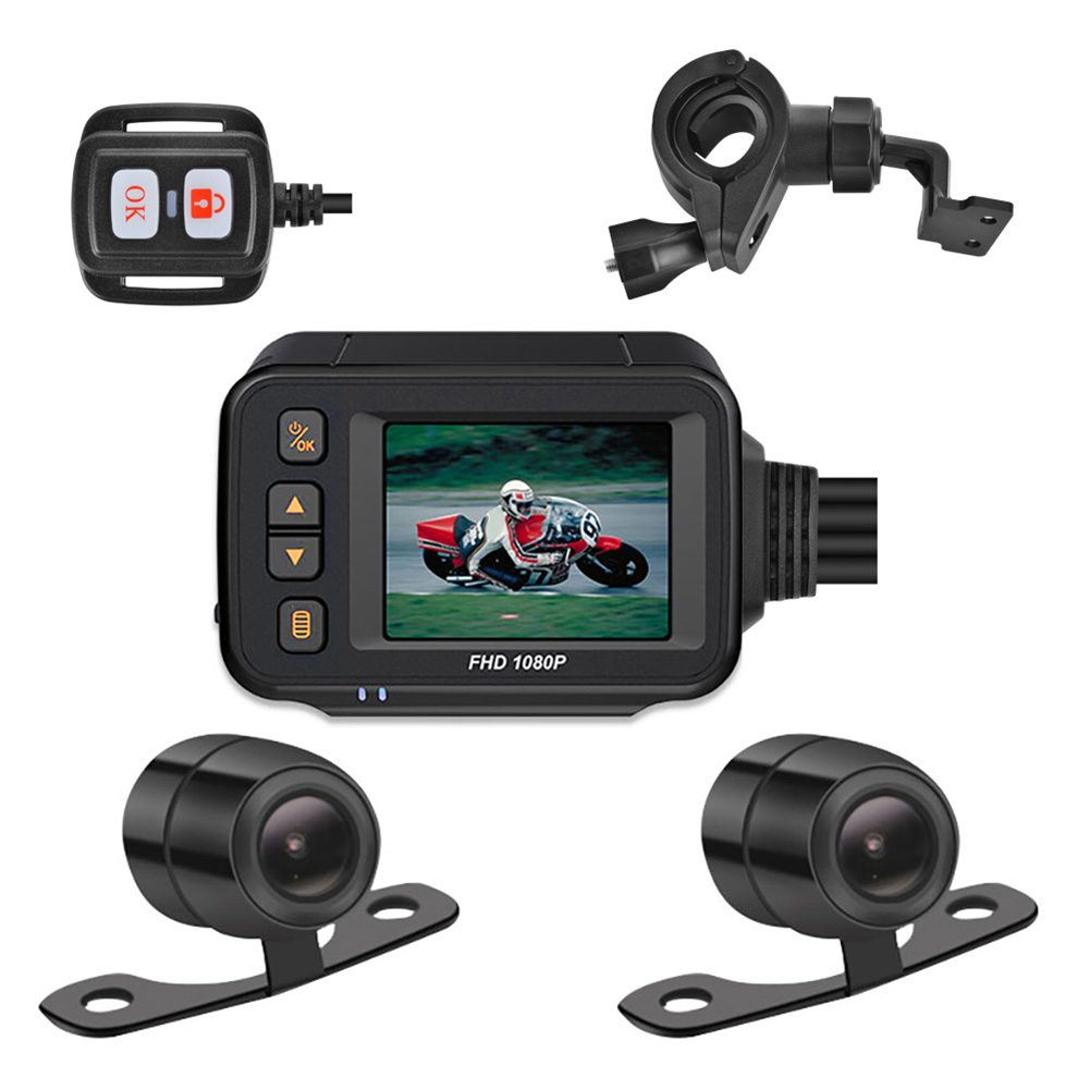 

SE30 Motorcycle Dash Cam Front + Rear Dual Channel DVR with 2 inch Display, 501 Original