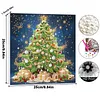 DIY Special Shape Diamond Painting Pearl Art With Inner Frame Kit 25x25cm(christmas trees)
