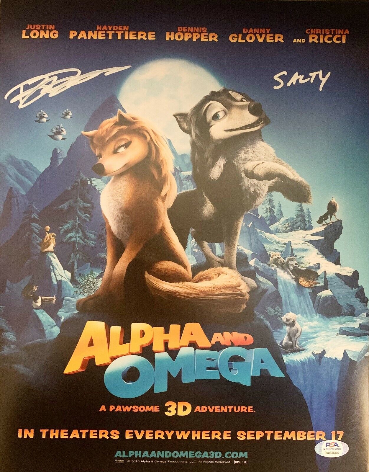 Brian Donovan autographed signed inscribed 11x14 Photo Poster painting Alpha and Omega PSA Salty