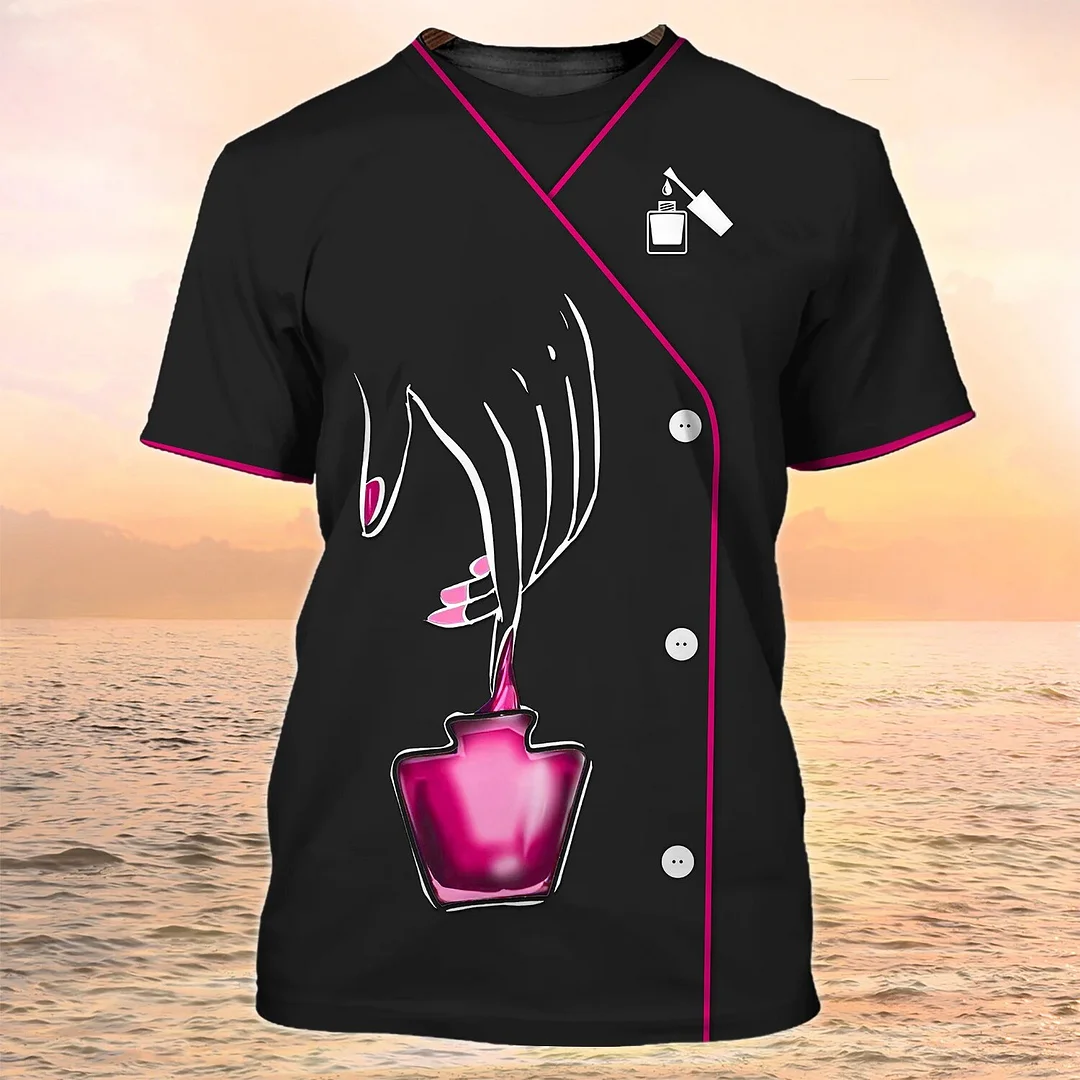 Women's T Shirts 3d Makeup Printed T-shirts Female Personality Custom Ladies Clothing Streetwear Fashion Tops Funny Hip Hop Tee