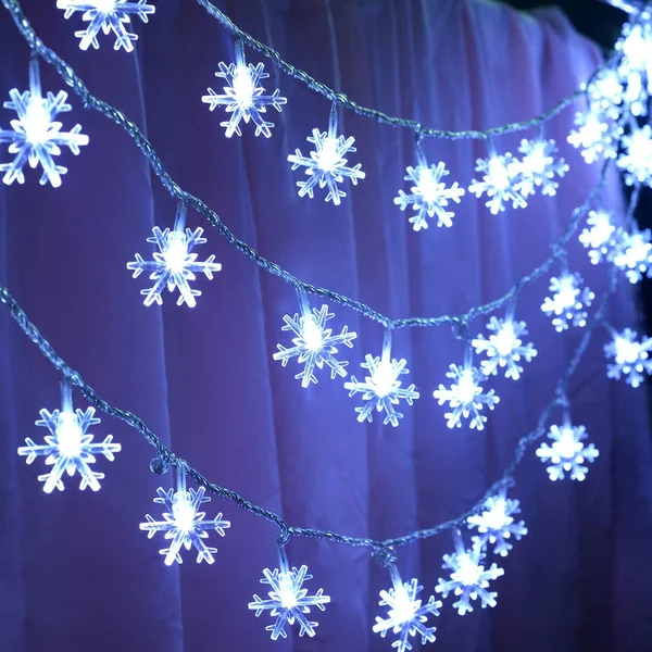 Battery Operated Snowflake Fairy String Lights For Indoor Outdoor Home Bedroom Patio Room Garden Party Xmas Christmas Tree Decorations(Battery Is Not Include)