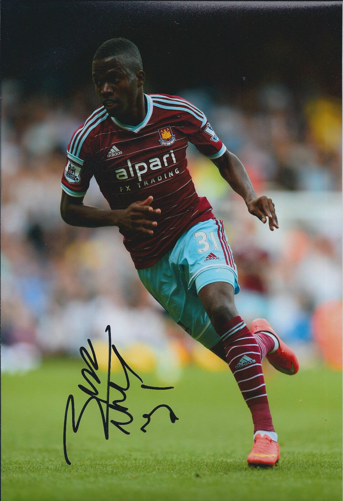 Enner VALENCIA Signed 12x8 Photo Poster painting AFTAL COA Autograph Ecuador West Ham Hammers