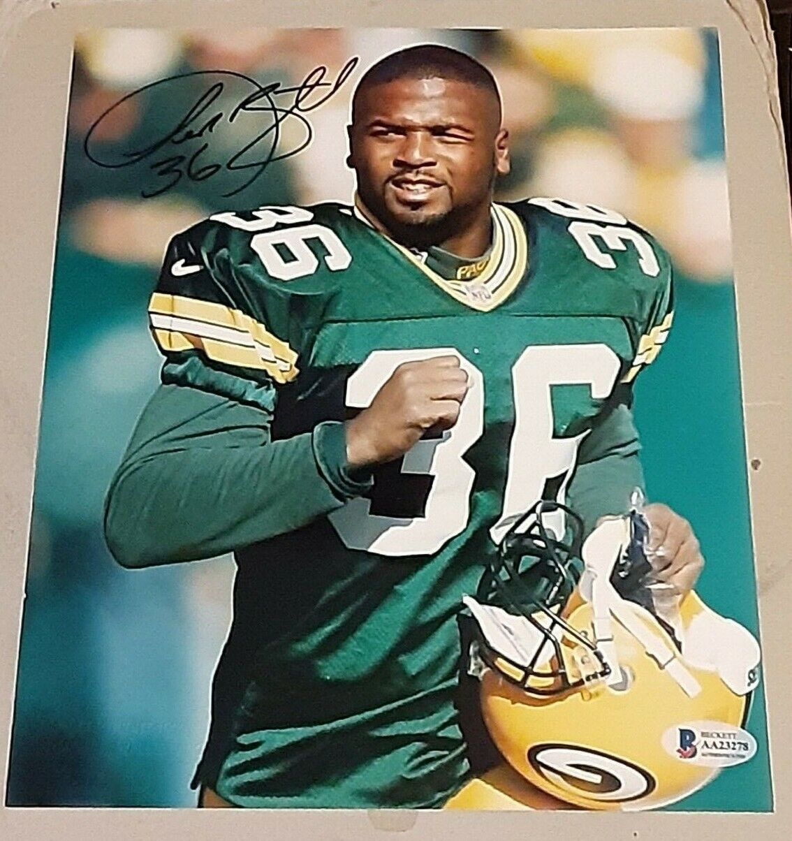 LEROY BUTLER GREEN BAY PACKERS SIGNED AUTOGRAPHED 8X10 Photo Poster painting BAS #AA23278