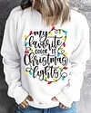 Christmas Lights Casual sweatshirt