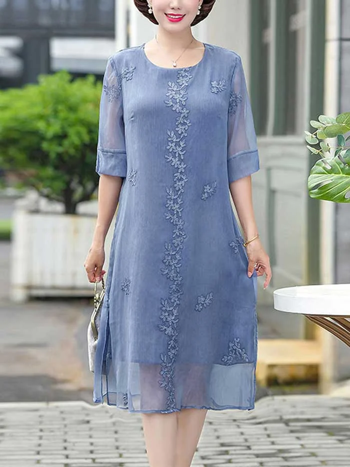 Women's new elegant printed dress