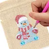 DIY Diamond Christmas Decoration | Christmas Snowman | Gift Bag