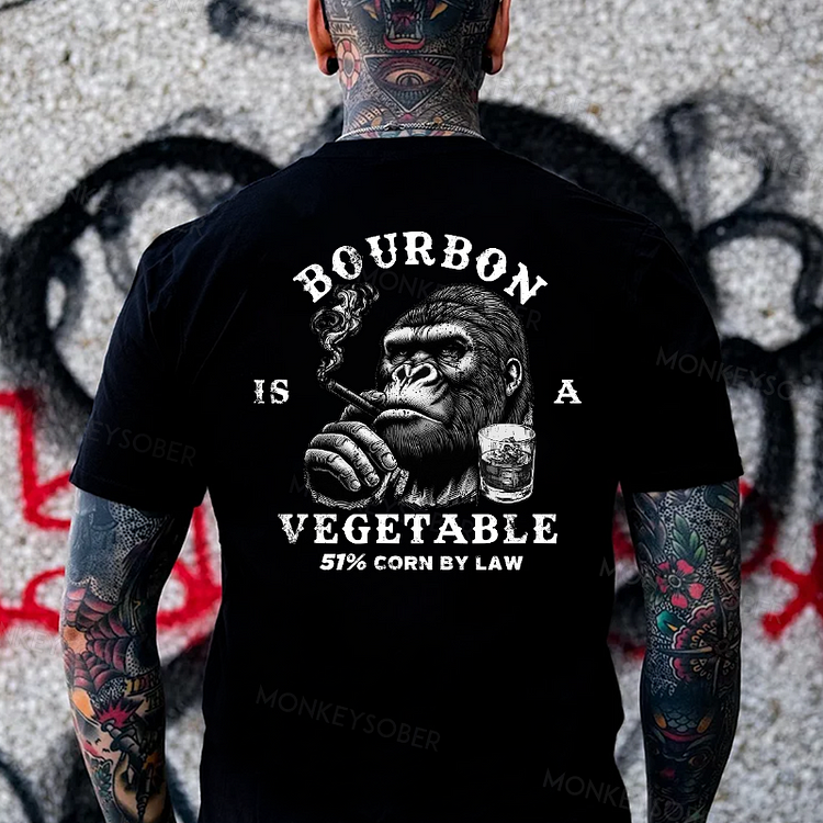 Bourbon Is A Vegetable 51% Corn By Law T-shirt