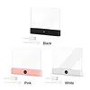 Book Light Rechargeable Clear LED Flat Reading Light with 3 Colors & Timer Dimmable Panel Plate Lamp Funny Gifts for Readers Kids Women Men