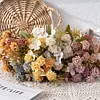 10 Stems Artificial Blue Purple Lilac Flower Bunch Home Styling Autumn Orange Wedding Floral Decor