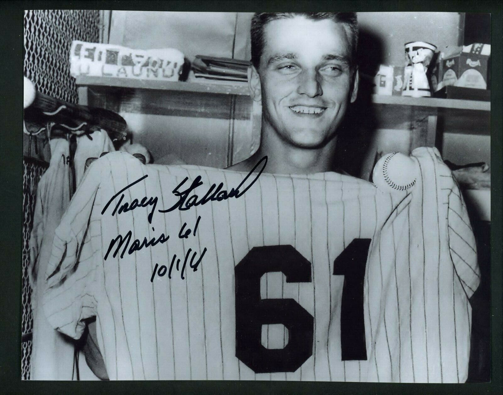 Tracy Stallard Signed Autographed 8x10 Photo Poster painting Roger Maris 61st Home Run Yankees B