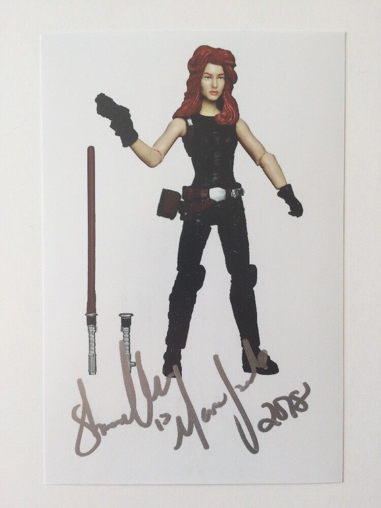 Shannon McRandle Authentic Autographed Photo Poster painting Mara Jade Star Wars Signed