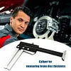 Brake Thickness Measuring Vernier Caliper Car Tyre Plate Wear Depth Ruler