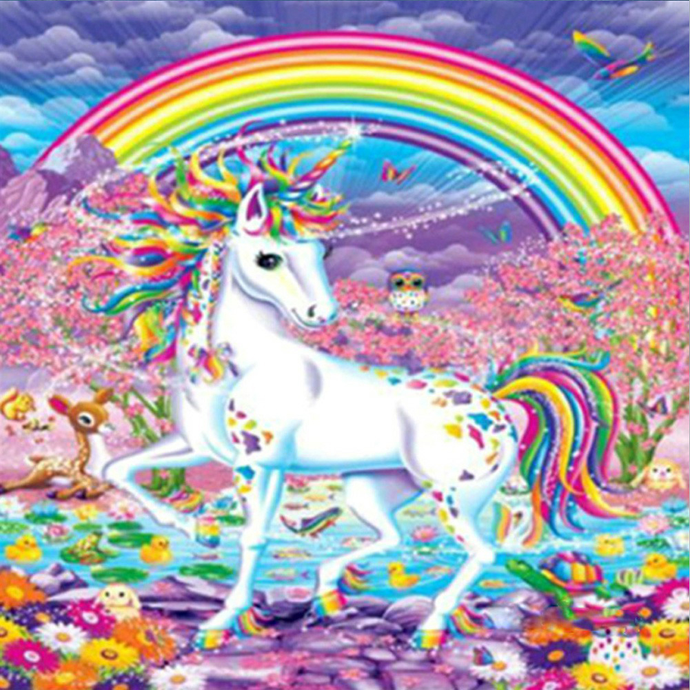 

Colorful Horse - Square Drill Diamond Painting - 30*30CM, 501 Original