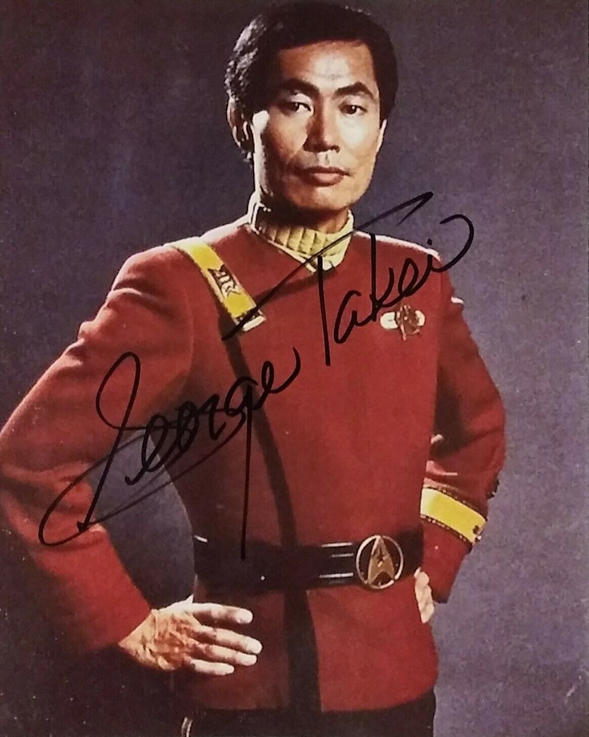 George Takei signed 8 x 10