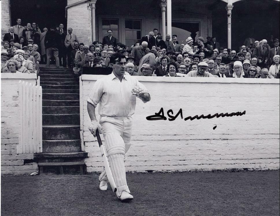 Fred Fruman Cricket SIGNED AUTOGRAPHED 10 X 8