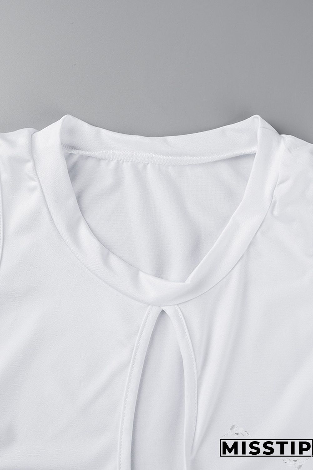 Orange Sexy Casual Solid Hollowed Out Fold O Neck Sleeveless Two Pieces