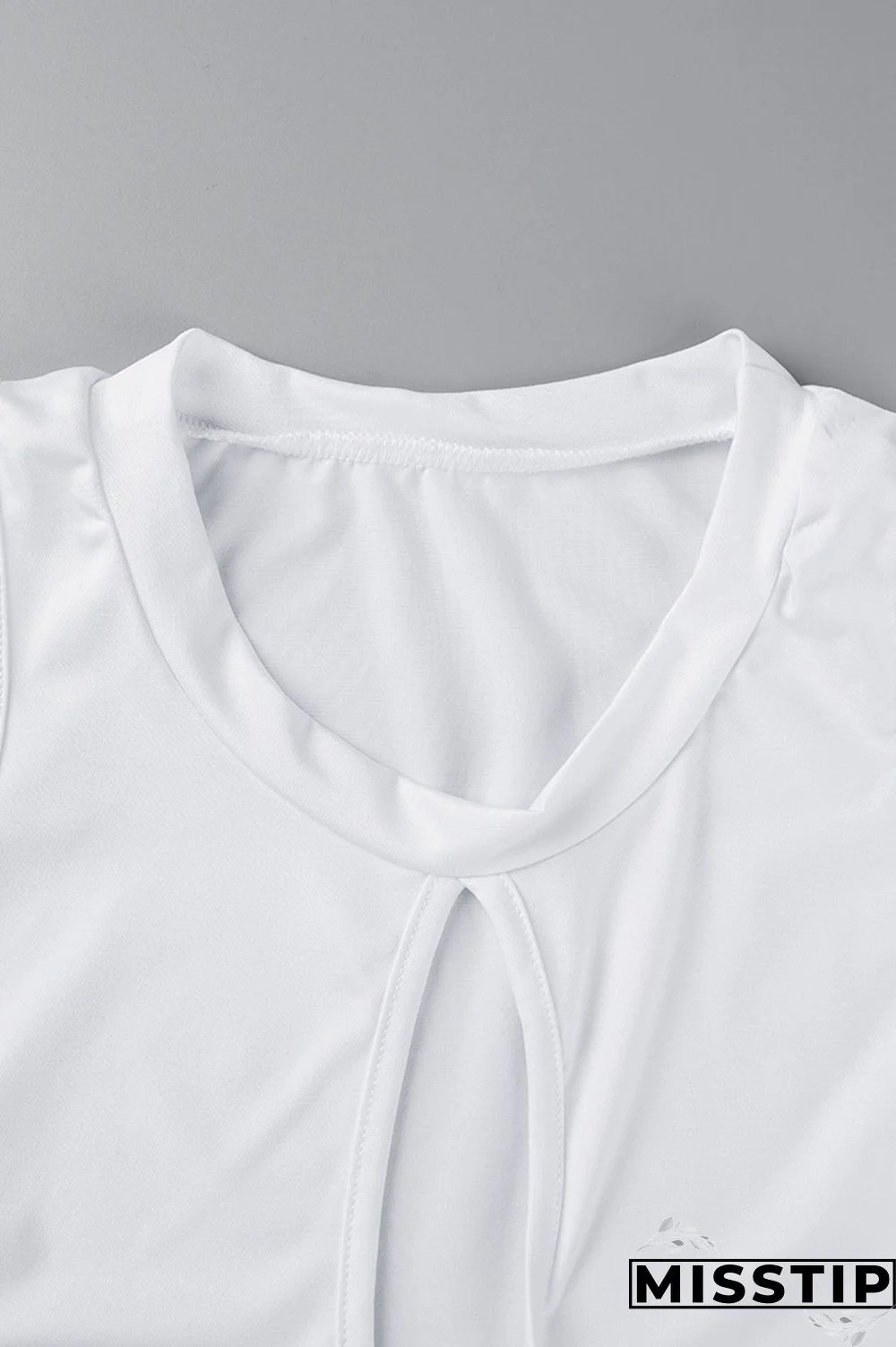 Orange Sexy Casual Solid Hollowed Out Fold O Neck Sleeveless Two Pieces