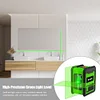 2 Lines Level High-precision Green Light Level Tool for Ceramic Tile Stone Brick