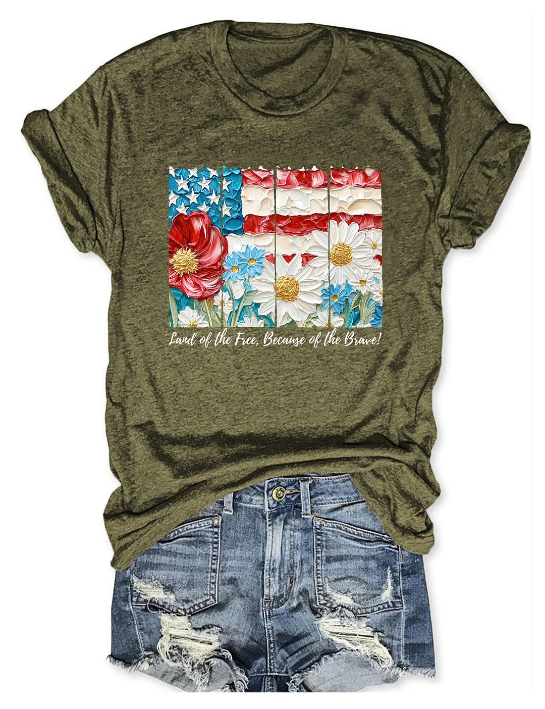 American Flag 4th Of July T-shirt