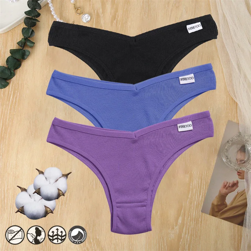 Billionm Cotton Women Panties Sexy V Waist Underwear T-back Underpants Woman Brazilian Pantys Female Briefs Intimates Lingerie