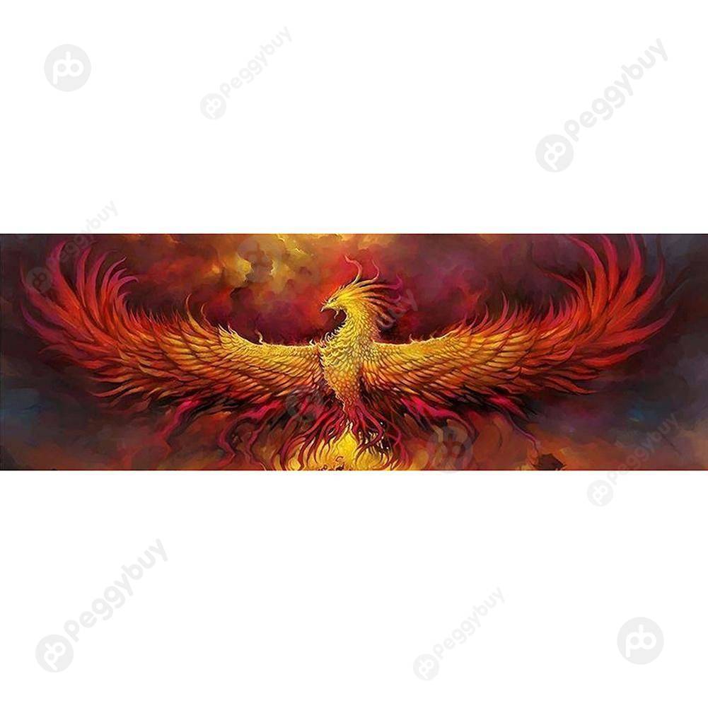 

Fire Bird - Round/Square Drill Diamond Painting - 80*30CM (Big Size), Round diamond, 501 Original