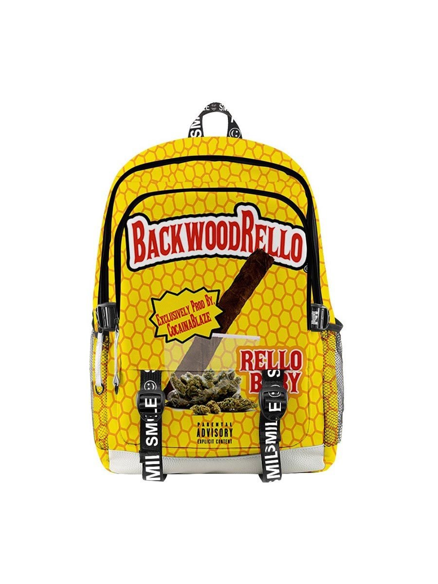 BACKWOODS 3D Digital Color Printing Backpack Travel Bag Back To School