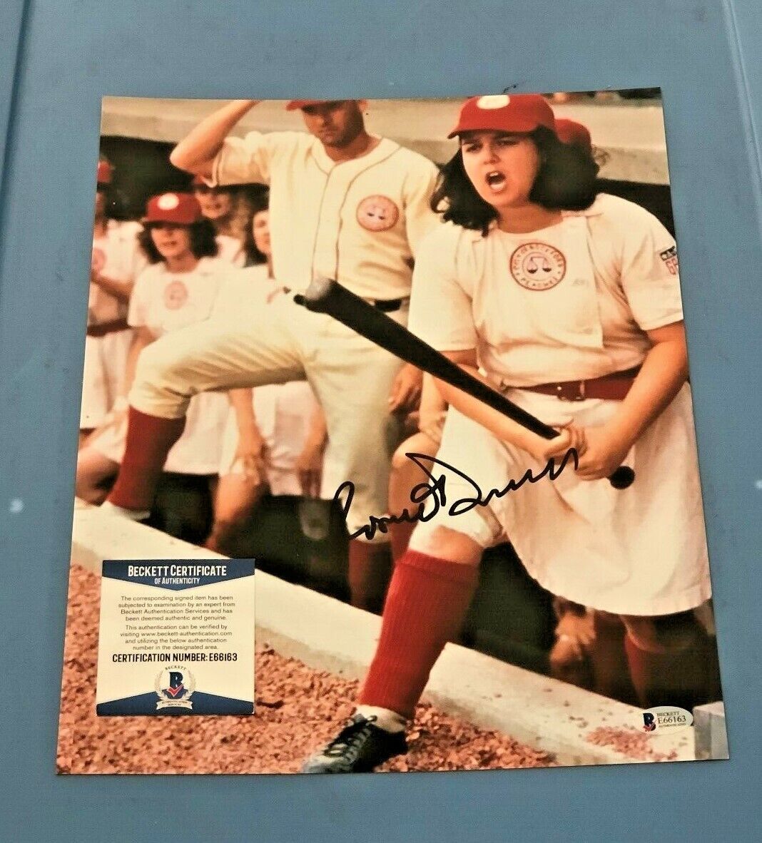 ROSIE O'DONELL SIGNED 11X14 A LEAGUE OF THERE OWN Photo Poster painting BECKETT CERTIFIED