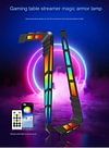 E-sports room RGB atmosphere light computer desk decoration LED fantasy light chasing armor light with voice control music rhythm light