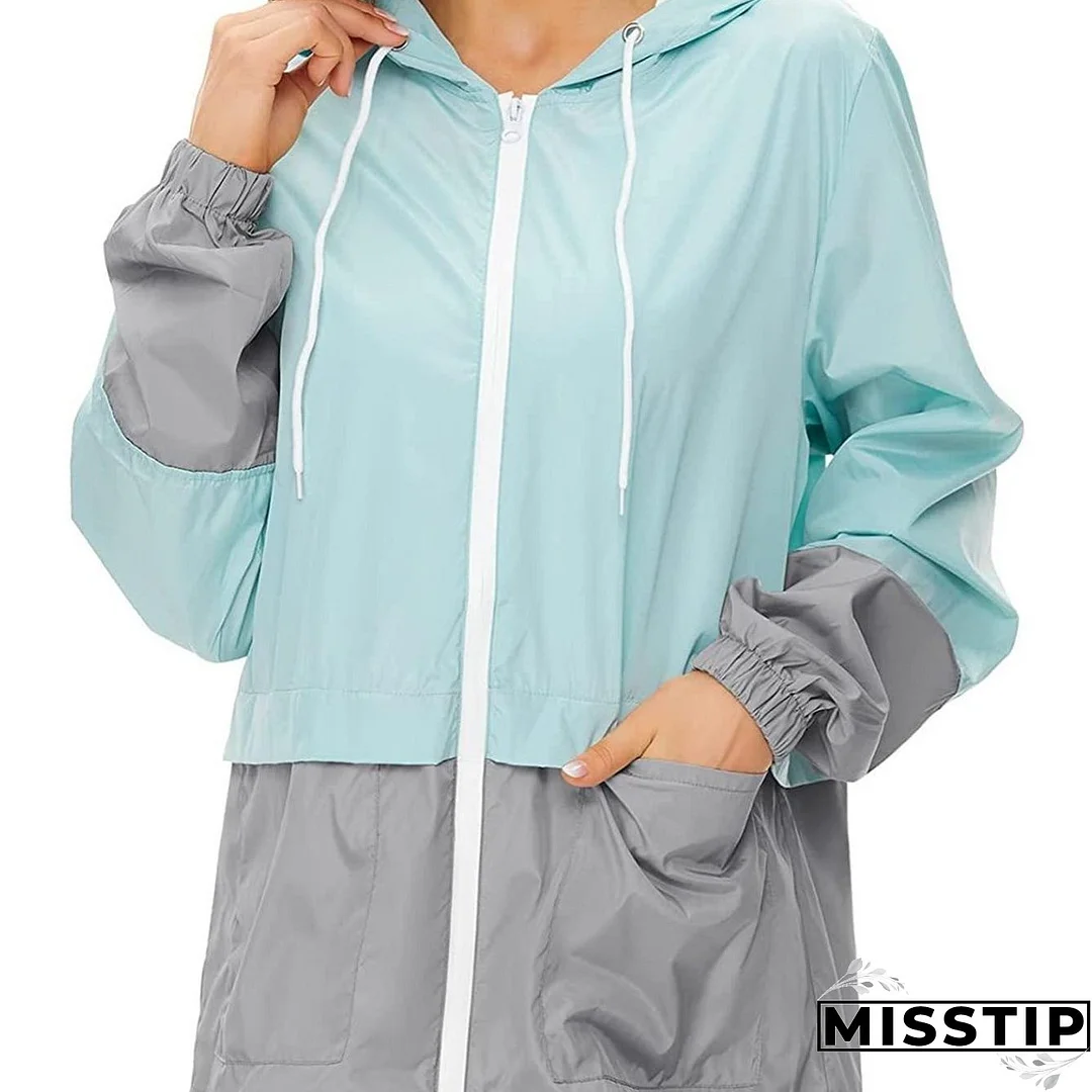 Women's Outwear Women Rain Coats Lightweight Waterproof Outdoor Rain Jacket