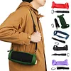 Silicone Case Fit for JBL Charge 6 Wireless BT Speakers Travel Carrying Sleeve with Carabiner and Shoulder Strap Protective Soft Skin
