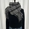 Stylish Autumn Winter Unisex Scarf Plaid Tassels Shawl