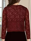 Fashionable Solid Color Lace Cardigan Top - Delicate Open Front, Sheer Three-Quarter Sleeves, Perfect for Everyday Chic Style - A Feminine & Lightweight Wardrobe Staple for Women